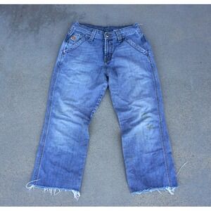 Cinch Men's White Label Men's Size 31 Jeans Distressed Repaired Solid Jeans